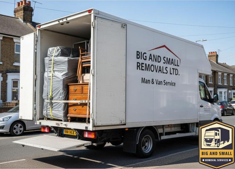 Reliable house removal service in UK. Big and Small Removals LTD provides safe furniture transportation and professional loading services.